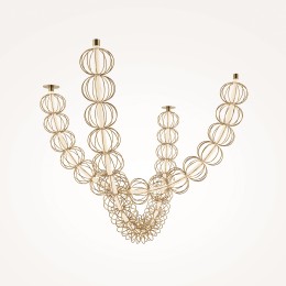 Подвесной светильник Maytoni Golden Cage MOD216PL-L42G3K