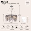 Подвесной светильник Maytoni Hail MOD097PL-08CH