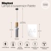 Подвесной светильник Maytoni Palette MOD303PL-01CFL3