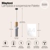 Подвесной светильник Maytoni Palette MOD303PL-01CFL3