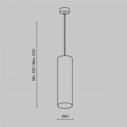 Подвесной светильник Technical P075PL-01MG