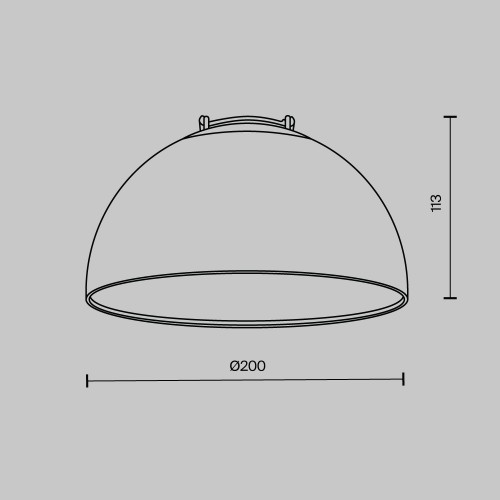 Подвесной светильник Technical TR126B-20W3K-B