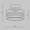 Потолочный светильник Maytoni Dress code MOD348CL-L18BBS3K