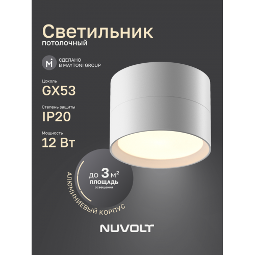 Потолочный светильник NUVOLT LDL-006W