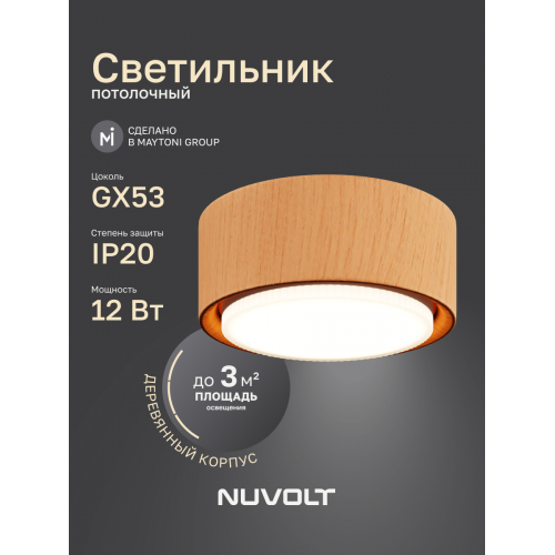 Потолочный светильник NUVOLT LDL-008RW