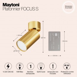 Потолочный светильник Technical C050CL-U-1MG