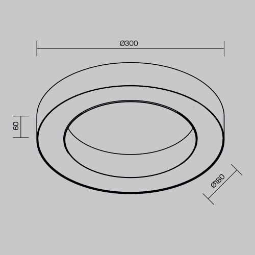 Потолочный светильник Technical C093CL-24W4K-B