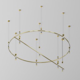 Шинопровод накладной/подвесной Technical TRX154-2SR-D1500-BS