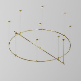 Шинопровод накладной/подвесной Technical TRX154-2SR-D1500-BS