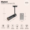 Трековый светильник Technical TR005-1-GU10-B