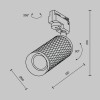 Трековый светильник Technical TR011-1-GU10-B