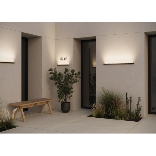Уличный настенный светильник  Maytoni Outdoor Stria O509WL-L36B3K