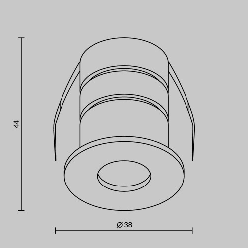 Уличный потолочный светильник  Maytoni Outdoor Cove O511DL-L2B4K