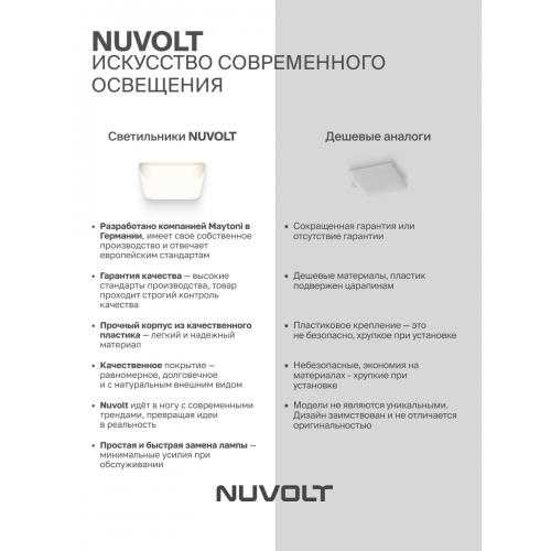 Встраиваемый светильник NUVOLT LDL-019W
