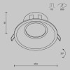 Встраиваемый светильник Technical DL028-2-01W