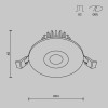 Встраиваемый светильник Technical DL038-2-L7B4K