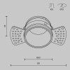 Встраиваемый светильник Technical DL048-01W