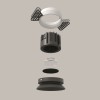 Встраиваемый светильник Technical DL058-12W3K-TRS-B
