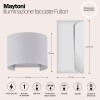Архитектурная подсветка  Maytoni Outdoor Fulton O573WL-L6W