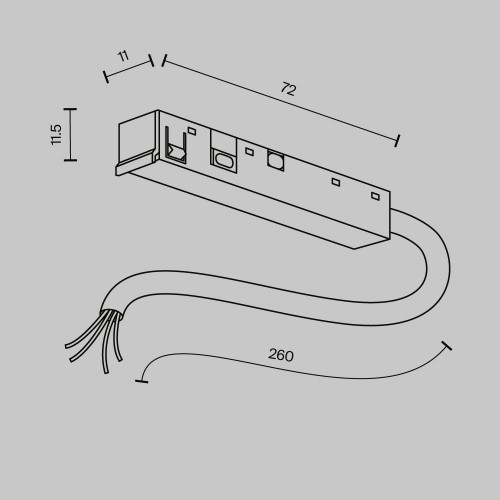 Комплектующие для трековой системы Technical TRA239B-42B