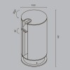 Ландшафтный светильник  Maytoni Outdoor Cave O468FL-L3B3K