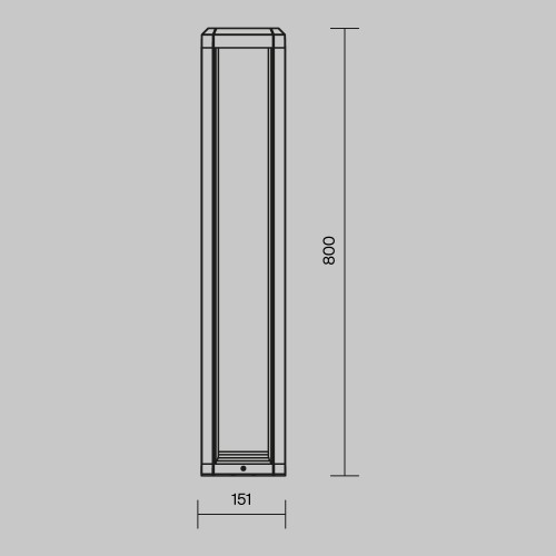 Ландшафтный светильник  Maytoni Outdoor Royal Mile O019FL-L12GR3K