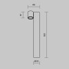 Ландшафтный светильник  Maytoni Outdoor Wall Street O010FL-01B