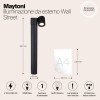 Ландшафтный светильник  Maytoni Outdoor Wall Street O010FL-01B
