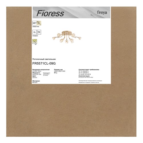 Люстра Freya FR5571CL-09G
