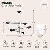 Люстра Maytoni Mollis MOD126PL-08B