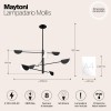 Люстра Maytoni Mollis MOD126PL-08B
