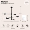 Люстра Maytoni Mollis MOD126PL-08B