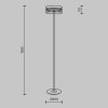 Напольный светильник (торшер) Maytoni Dress code MOD348FL-L24BBS3K