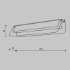 Настенный светильник (бра) Maytoni Flat MOD296WL-L10BS3K