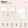 Настенный светильник (бра) Maytoni Grace ARM247-02-G