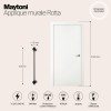 Настенный светильник (бра) Maytoni Rotta MOD413WL-L8B3K