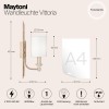 Настенный светильник (бра) Maytoni Vittoria H005WL-01BG