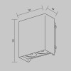 Настенный светильник (бра)  Maytoni Outdoor Shell O570WL-L20B3K