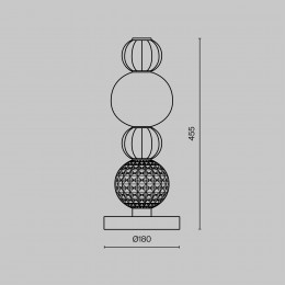 Настольный светильник Maytoni Collar MOD301TL-L18CH3K