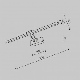 Подсветка Maytoni Dazzle MIR267WL-L14CH3K