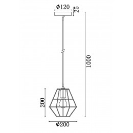 Подвесной светильник Freya FR4001PL-01CH