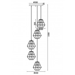 Подвесной светильник Freya FR4001PL-05CH