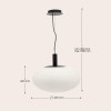 Подвесной светильник Maytoni Perlas P062PL-01W