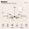 Подвесной светильник Maytoni Ventura MOD012CL-12G