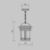 Подвесной светильник  Maytoni Outdoor Salamanca O031PL-01BR