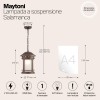 Подвесной светильник  Maytoni Outdoor Salamanca O031PL-01BR