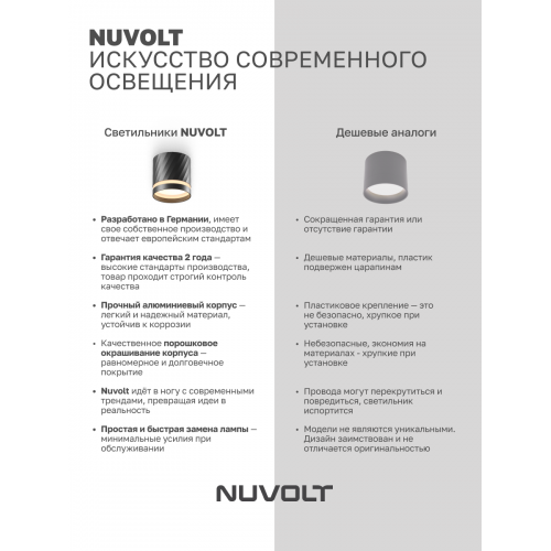 Потолочный светильник NUVOLT LDL-002B