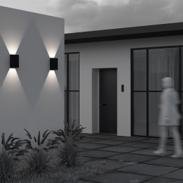 Уличный настенный светильник  Maytoni Outdoor Drape O525WL-L20B3K