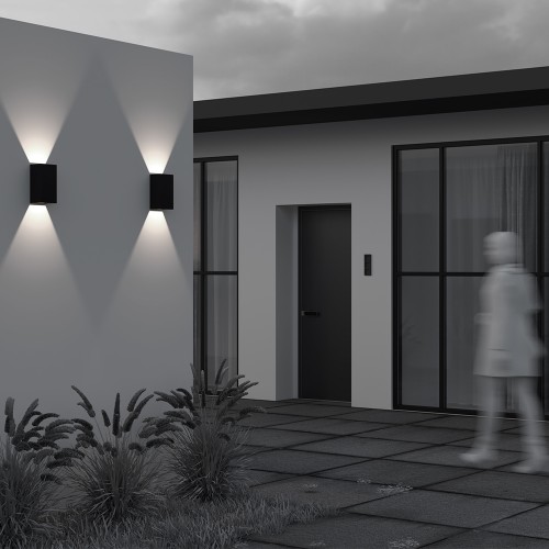 Уличный настенный светильник  Maytoni Outdoor Drape O525WL-L20B3K