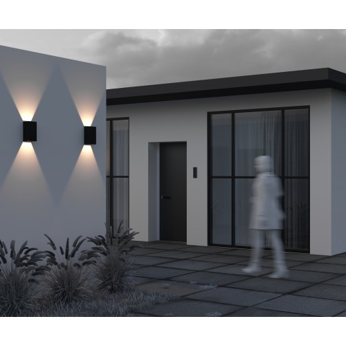 Уличный настенный светильник  Maytoni Outdoor Drape O525WL-L20B3K